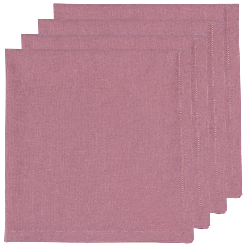 Now Designs - Spectrum Cotton Napkins Mauve Set of 4