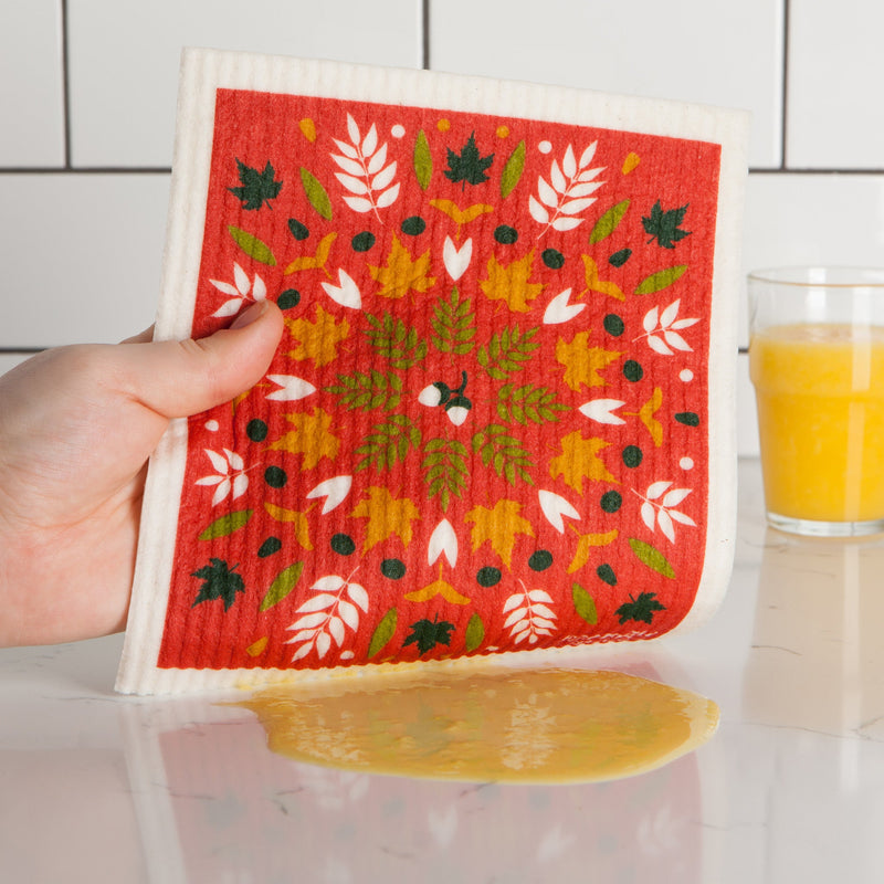 Danica - Fall Foliage Swedish Dishcloth - lifestyle