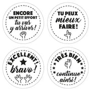 Text of 4 appreciation stamps
