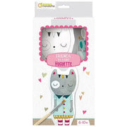 Huguette the Cat painted character
