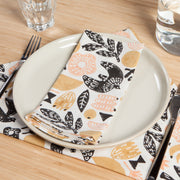 Danica Studio - Myth Block Print Napkins Set of 4 - lifestyle