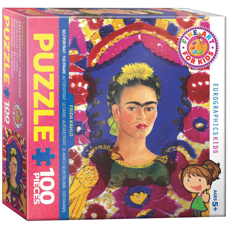 Eurographics - Self Portrait The Frame - Frida Kahlo (100pc Puzzle) - Limolin 