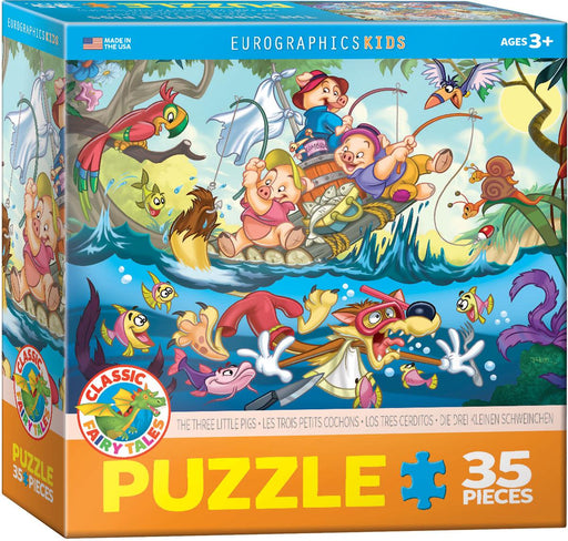 Eurographics - The Three Little Pigs (35pc Puzzle)