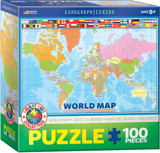 Eurographics - World Map (100pc Puzzle)